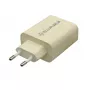 Ładowarka Tellur TLL151321 Type-C PD20W USB QC3.0, szybkie ładowanie 20W PD i QC3.0