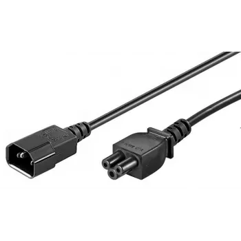 Microconnect PE080610 kabel zasilający Czarny 1 m złącze C14 złącze C5