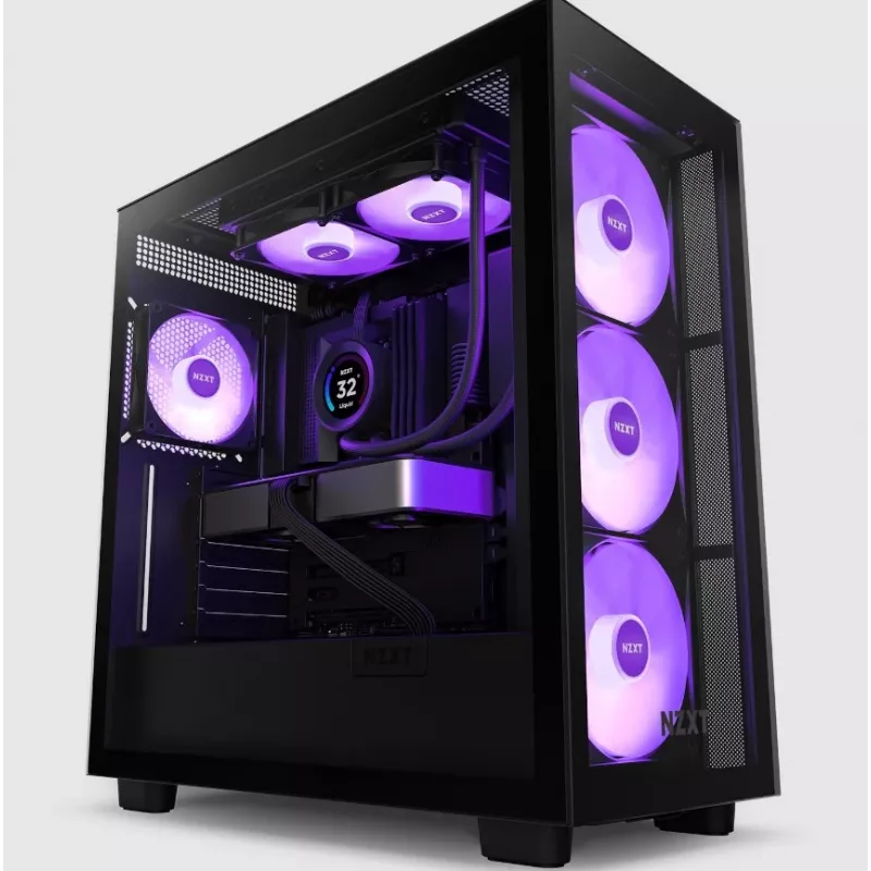 Chłodzenie cieczą all-in-one NZXT Kraken Elite 240 RGB 12 cm Czarny