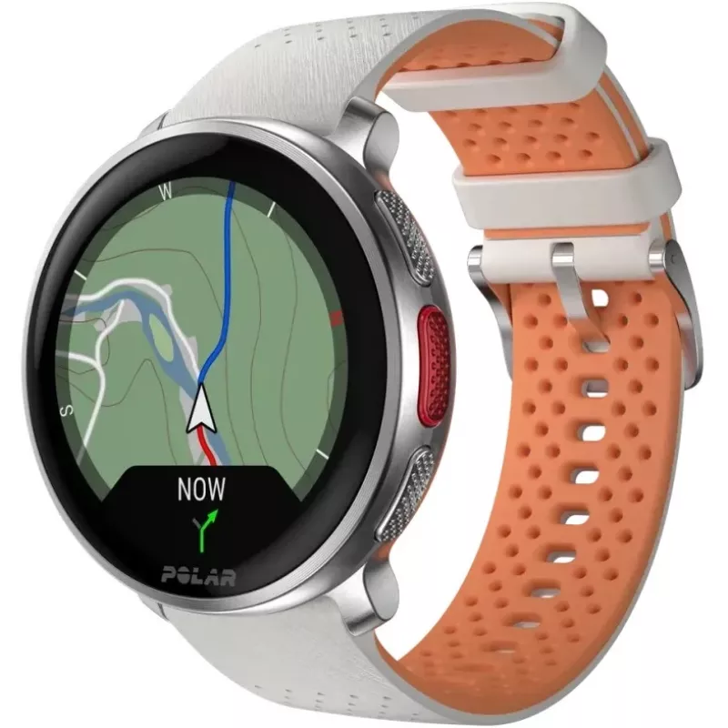 Polar Vantage V3 - Aluminium - Zegarek sportowy z paskiem - Silikon - Wyświetlacz 3,5 cm (1,39 inch) - 32 GB - Bluetooth - 57 g - Morela o świcie (900108893)