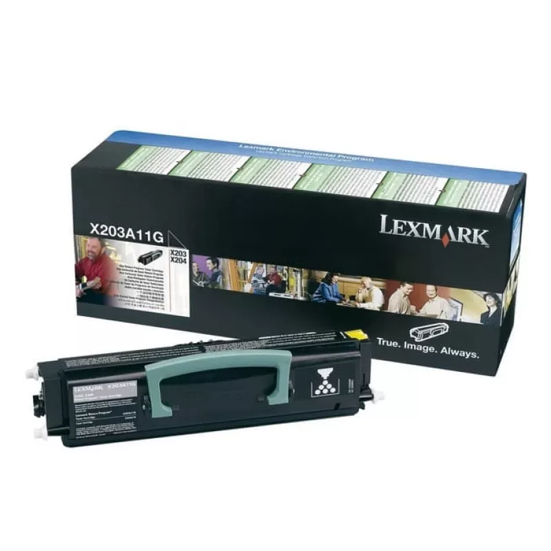 Lexmark Toner X203A11G - Czarny - Wydajność: 2.500 stron (X203A11G)