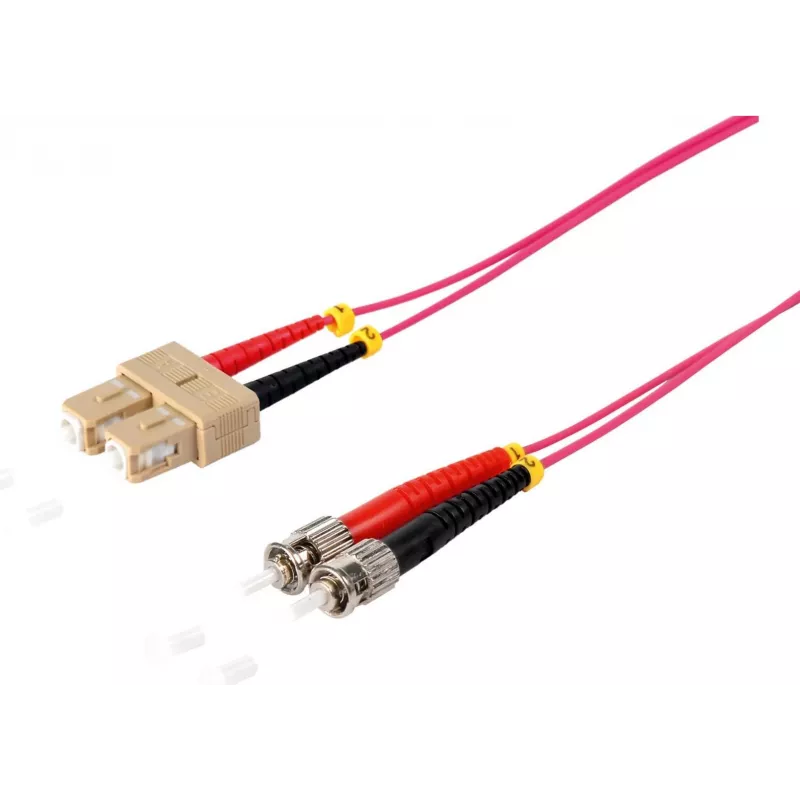 Kabel światłowodowy ShiverPeaks 77909/4 2m SC ST fioletowy
