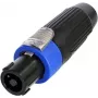Neutrik kabel Connector, czarny, 4-biegunowy (NLT4FXX-BAG)