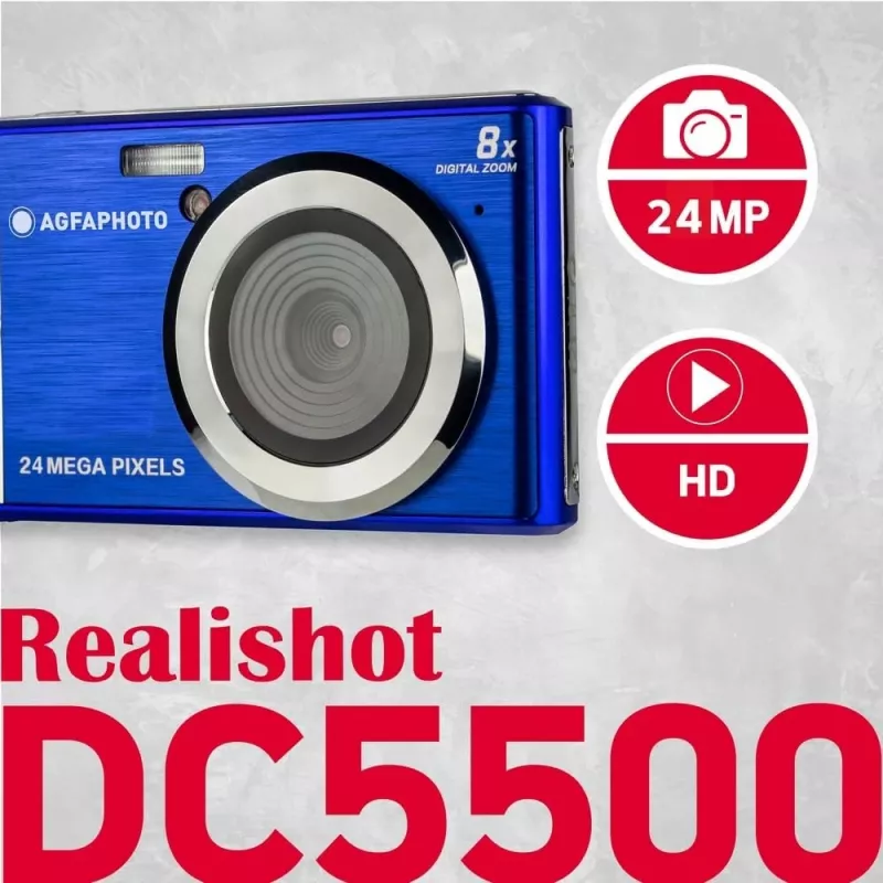 Kompaktowy aparat Realishot DC5500 24 MP CMOS 5616 x 3744 pikseli Niebieski (DC5500BL)