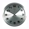 NeXtime klok 2906zw Mercure, Ø25 cm, ścienna, srebrny