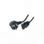 Kabel zasilający Typ F ShiverPeaks C13 1.8m Czarny
