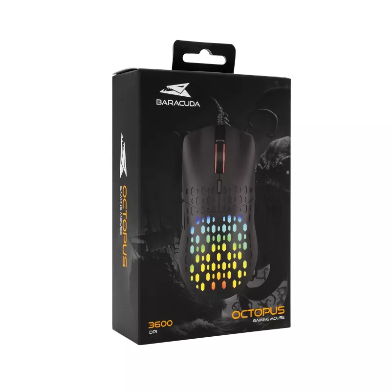 Mysz Baracuda BGM-021 OCTOPUS Czarna USB