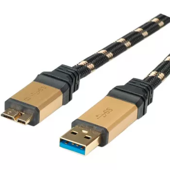 ROLINE Gold USB 3.0 Kabel, USB A Wtyk - USB 3.0 Micro B Wtyk 2,0m (11.02.8879)