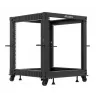 Szafa rack LANBERG Open Rack OR01-6112-B 12U 600x600 regulowana czarna