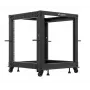 Szafa rack LANBERG Open Rack OR01-6112-B 12U 600x600 regulowana czarna