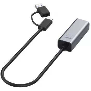 Adapter Ethernet ALLNET ALL-NC-2.5G-USBC_A USB 3.0 Type-C i Type-A 2,5 Gb/s Multi-Gigabit LAN