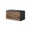 Cama living room furniture set ROCO 19 (4xRO3 + 4xRO6) antracite/wotan oak