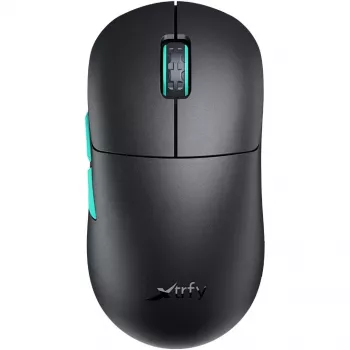 Xtrfy M8 Przewodowa/Bezprzewodowa Mysz Gamingowa 400-26000 CPI Niski Przód Ultra Lekka Unikalna (M8W-Czarny)