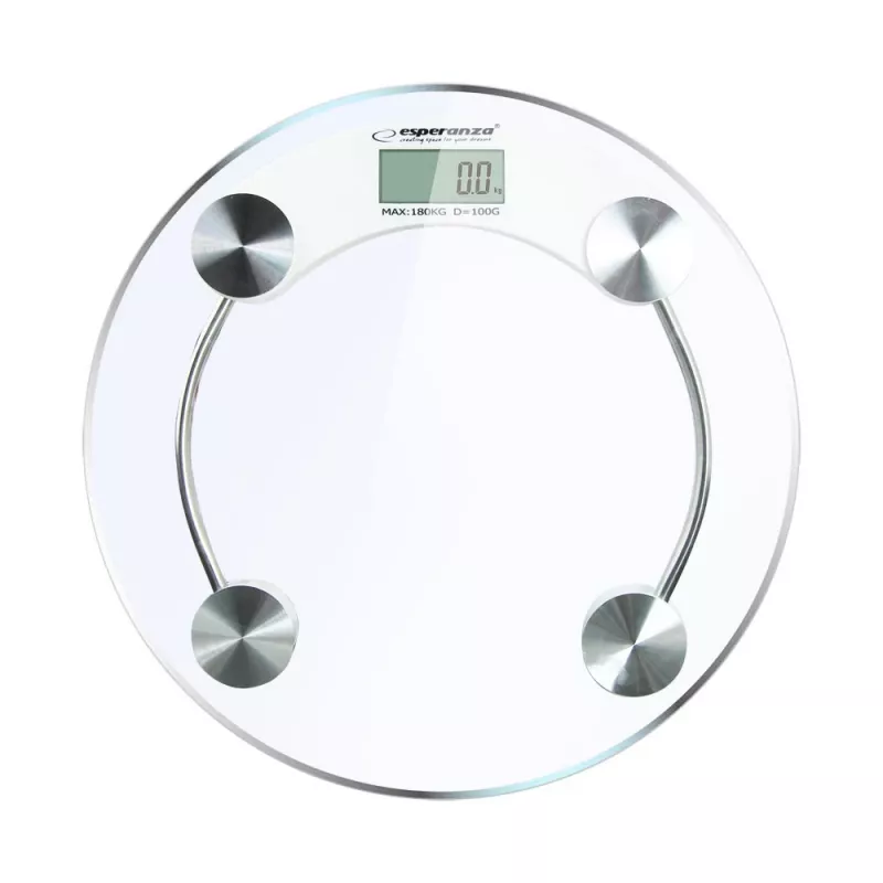 Waga osobista Esperanza EBS007W Circle White Elektroniczna waga osobista