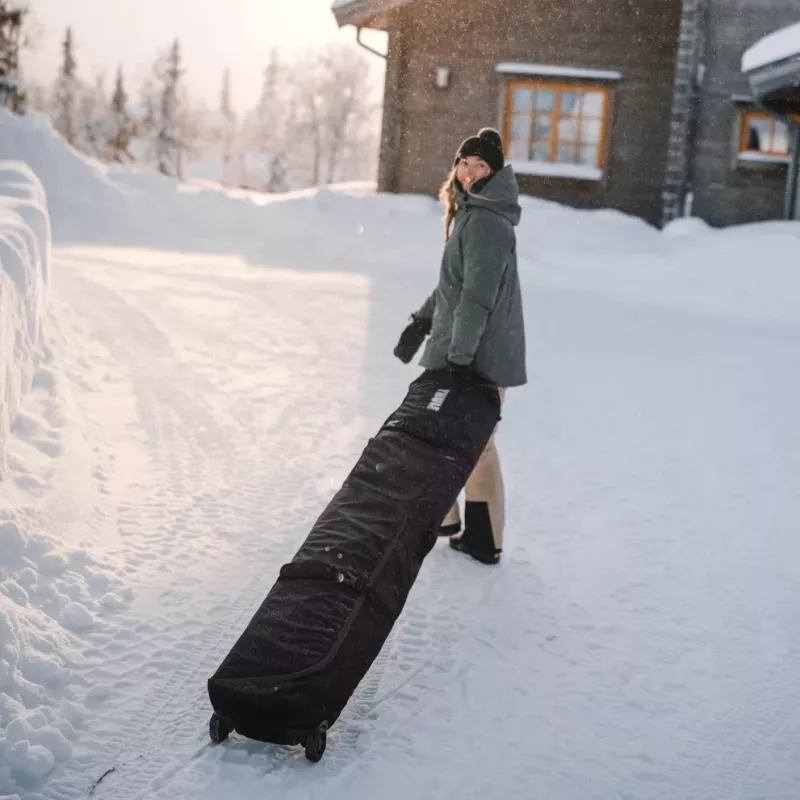 Torba na snowboard Thule Roundtrip Rolling 165 cm Czarny