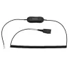 Jabra GN1218 AC 2m zwijany, kabel, czarny