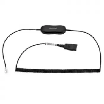 Jabra GN1218 AC 2m zwijany, kabel, czarny