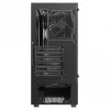 Obudowa PC SAVIO Noctis Flow — Cube Mini‑ITX/Micro‑ATX/ATX, 3x120mm przód, 1x120mm tył, 2x3.5 cala + 3x2.5 cala zatoki, hartowane szkło