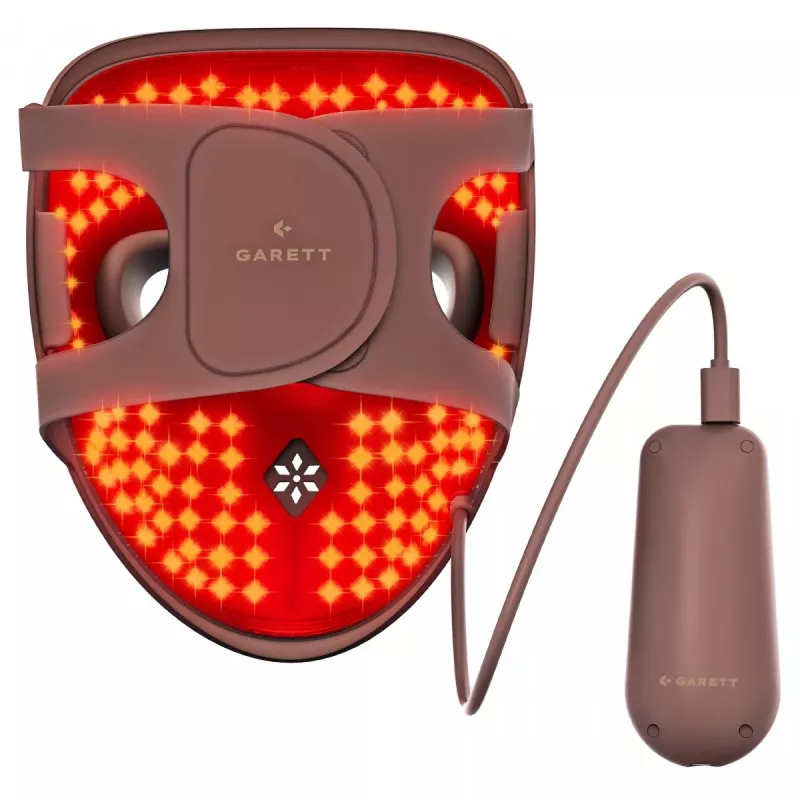 Garett Beauty Skin Ritual Face & Neck maska LED, brązowa