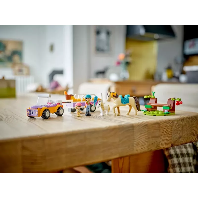 LEGO Friends Zestaw z przyczepą dla koni i kucyków 42634