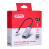 UNITEK V1420A Przejściówka wideo 0,15 m USB Type-C HDMI Szary