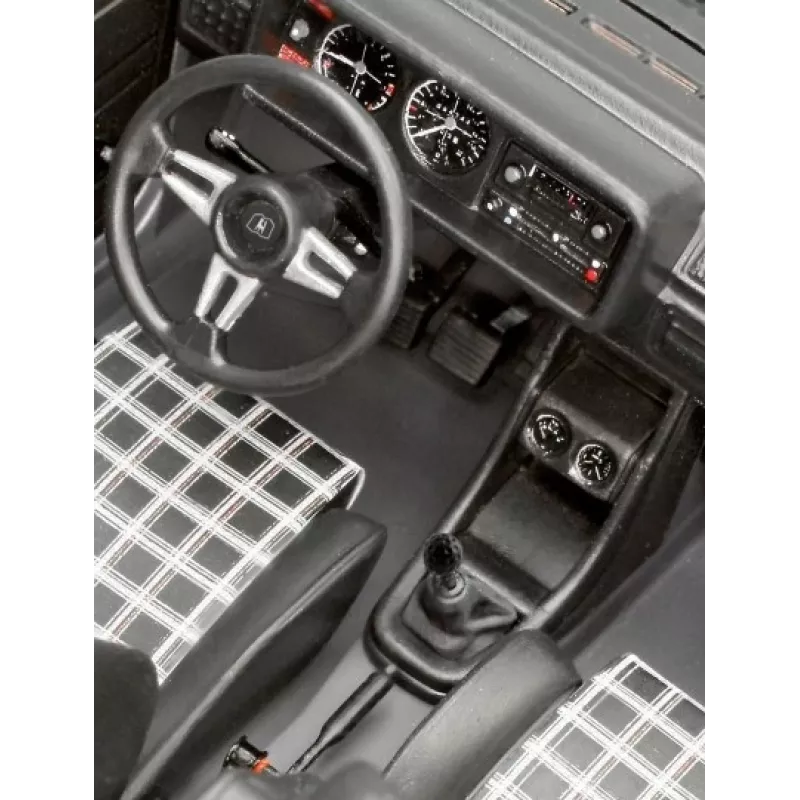 Model auta miejskiego Revell VW Golf 1 GTI