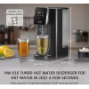 Caso Turbo Hot Water Dispenser | HW 616 | Dystrybutor wody | 2600 W | 2,5 L | Tworzywo sztuczne/Stal nierdzewna | Czarny/Stal nierdzewna
