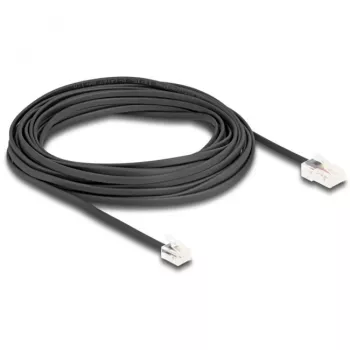 Kabel telefoniczny DeLOCK wtyk RJ45 na wtyk RJ11 czarny 10 m