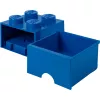LEGO Brick Drawer 4 niebieski, pudełko do przechowywania niebieskie