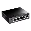 Przełącznik sieciowy Cudy GS105 — 5-portowy Gigabit Ethernet (10/100/1000), czarny, zasilanie 5 V DC w zestawie