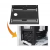 Wentronic Goobay Festplatten-Einbaurahmen 2.5 auf 3.5, Schwarz - geeignet für den Einbau einer 2.5 Festplatte in einen 3.5 Gehäuseschacht (93990)