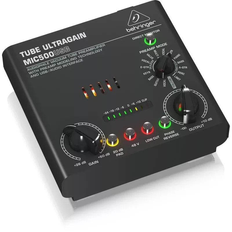 Przedwzmacniacz audio Behringer MIC500USB