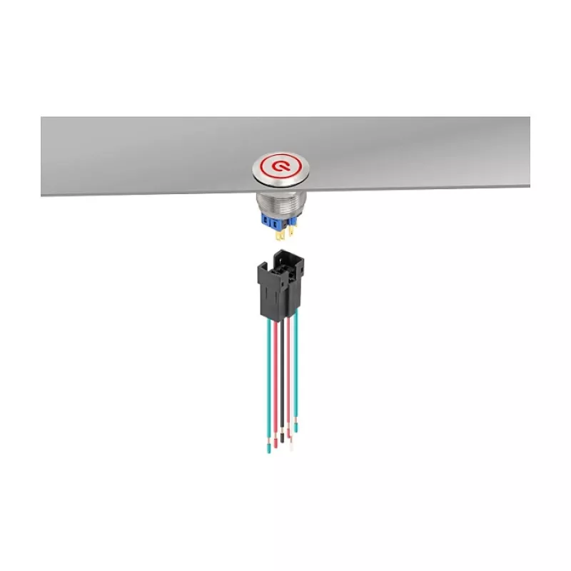 Złącze kołkowe DeLOCK 90790 230V 24mm Proste 1 szt.