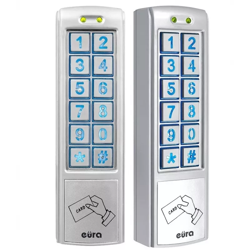 ZAMEK SZYFROWY ''EURA'' AC-30C7 (2 wyjścia, natynkowy, karta zbliżeniowa)