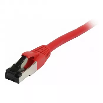 Synergy21 kabel krosowy RJ45, CAT8.1 2000Mhz, 0,25m, czerwony, S-STP(S/FTP), TPE/LSZH(SuperFlex), AWG26,