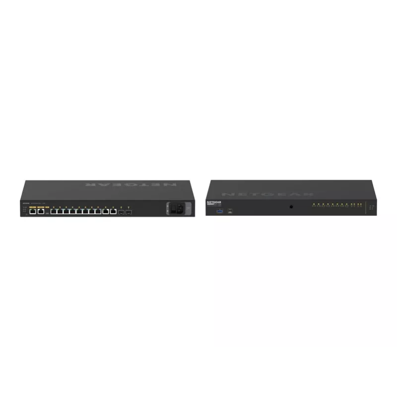 NETGEAR M4250-10G2XF-PoE++ Zarządzany przełącznik L2/L3 Gigabit Ethernet (10/100/1000) Power over Ethernet (PoE) 1U Czarny