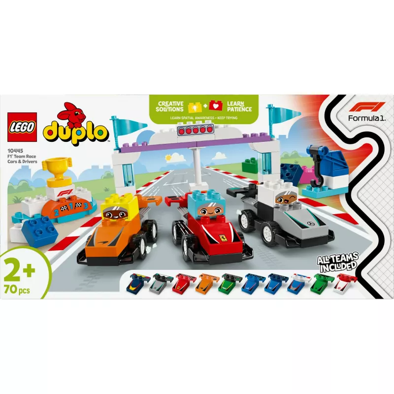 LEGO DUPLO 10445 Wyścigowe Samochody i Kierowcy F1