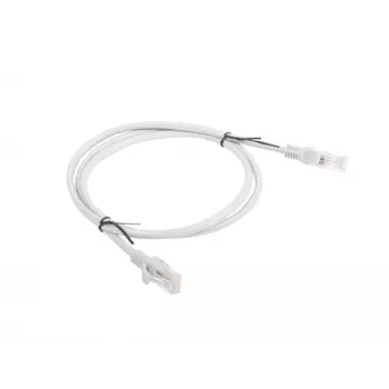Kabel sieciowy LANBERG Cat6 U/UTP RJ-45 PCU6-10CC-0100-S, 1 m, szary