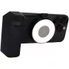 Lampka do selfie RealPower Selfie MagFree LED Czarna Biała ABS PU