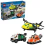 LEGO CITY 60505 Samolot, Samochód Serwisowy i Poduszkowiec Rem