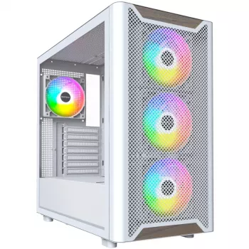 Montech XR Wood Midi Tower Biały
