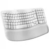 Klawiatura Logitech Wave Keys z amortyzowaną podpórką pod nadgarstki bezprzewodowa Bluetooth LE QWERTY w kolorze białym (PAN)