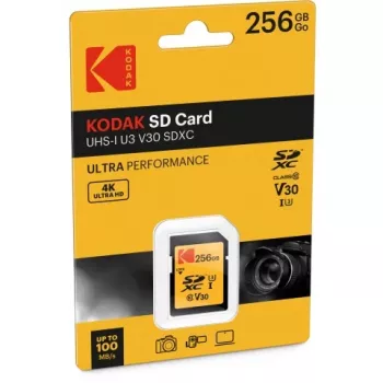 Karta pamięci Kodak 256GB UHS-I U3 V30 Ultra EKMSD256GXC10HPRK