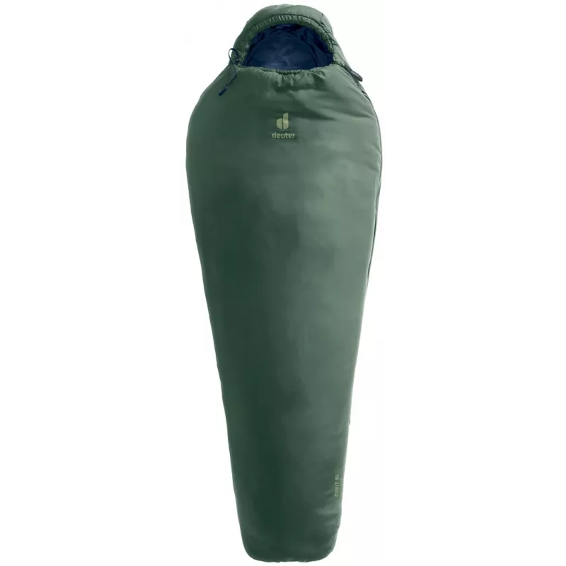 Śpiwór mumia DEUTER Orbit SL +5°C / 41°F — szerokość 750 mm, głębokość 480 mm, Ripstop PES, zielony