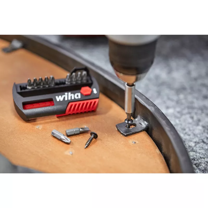 Zestaw końcówek wkrętakowych wiha FlipSelector 39060 — 15 sztuk: Phillips, Pozidriv, TORX