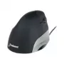 BakkerElkhuizen Evoluent Standard, praworęczna, konstrukcja pionowa, optyczna, USB Type-A, 1500 DPI, czarny, szary, srebrny