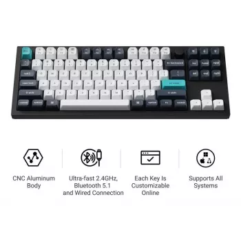 Klawiatura Wrl Q3 Max RGB/CARBON Czarny Q3M-M4 Keychron