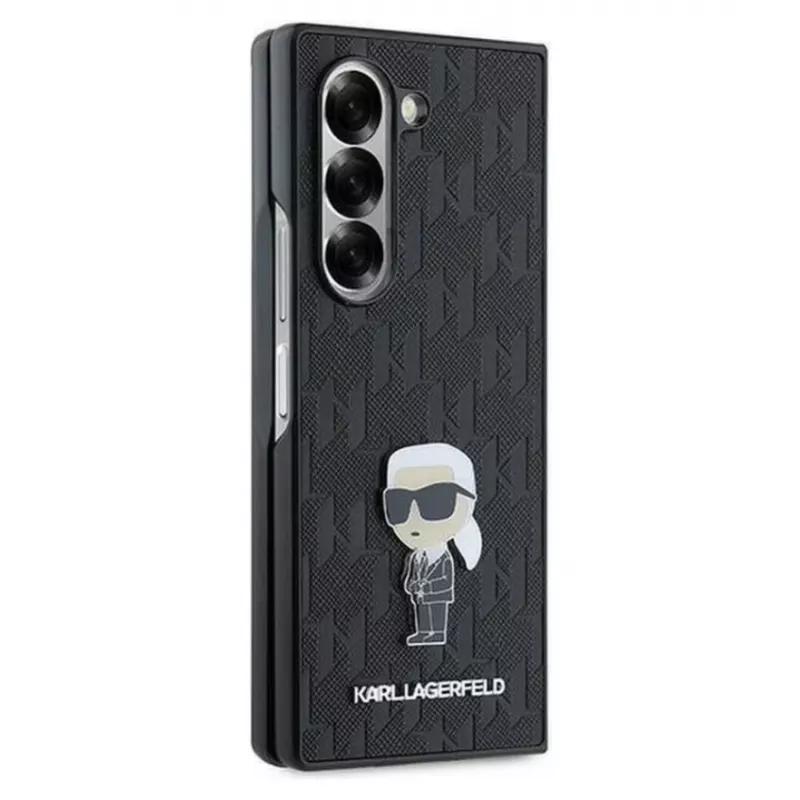Karl Lagerfeld | KLHCZFD6SAPKINPKK | Tylna obudowa | Samsung | Galaxy Z Fold6 | Plastik | Czarny