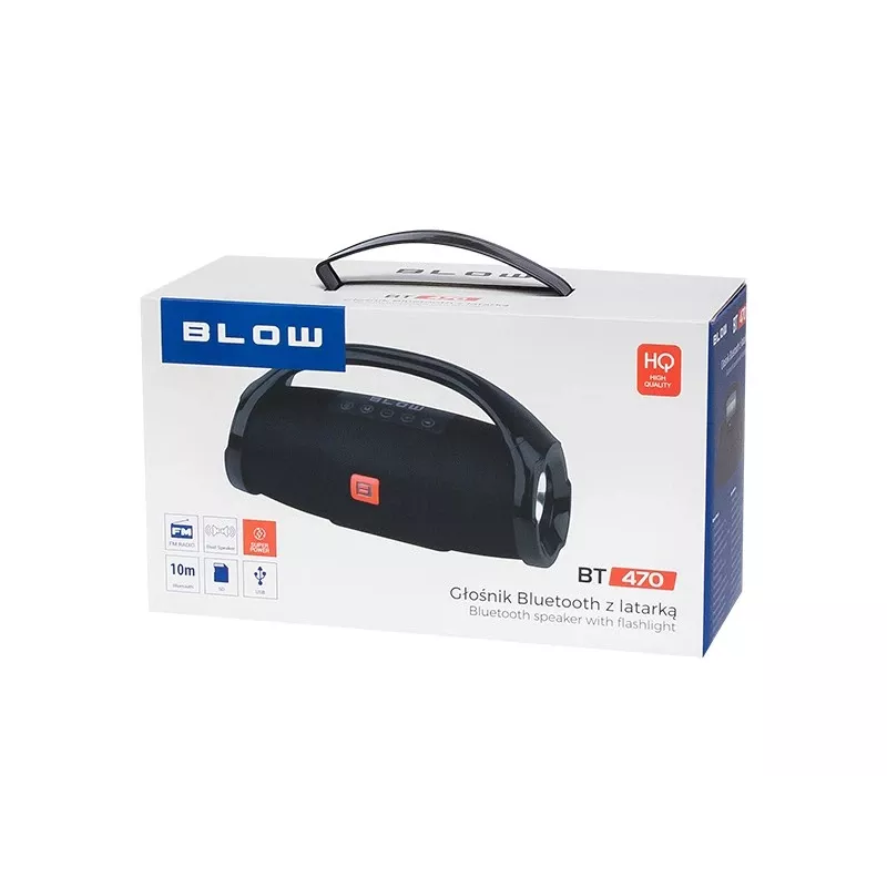 BLOW BT470 Stereo głośnik przenośny, czarny