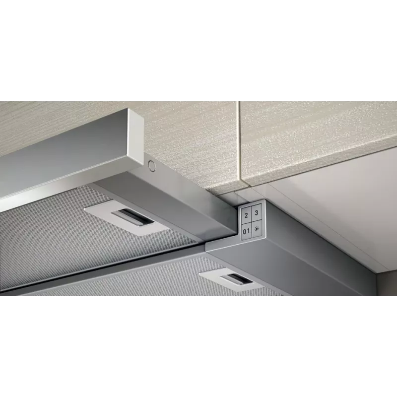 Elica ELITE14 LUX GRIX/A/60 Podblatowy Srebrny, Stal nierdzewna 336 m³/h
